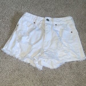 High Rise Festival jean shorts
